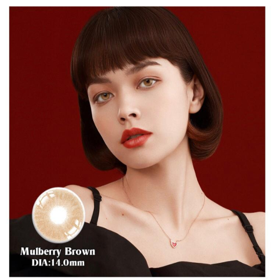 Contact colors lenses for one year used