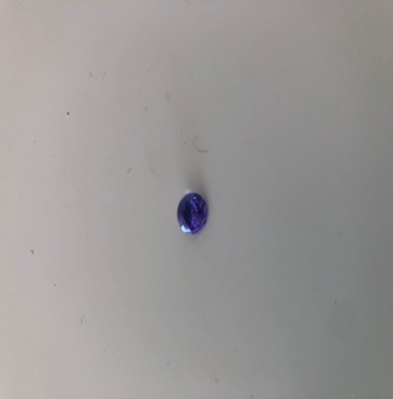 Cubic zirconia rond purple 6 mn