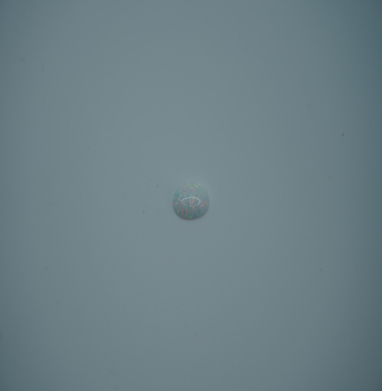 Opal Synthetic Oval white 8*10mm