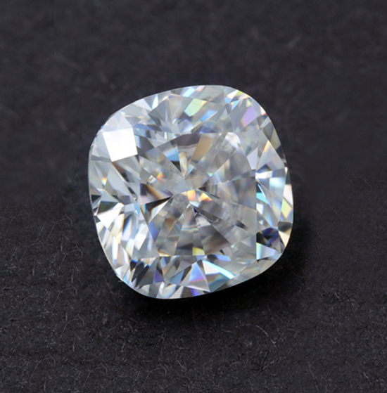 Moissanite stone 3 carat fancy cushion 3 carats