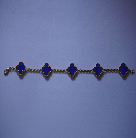 Bracelet Trèfle Gold plated 18 K