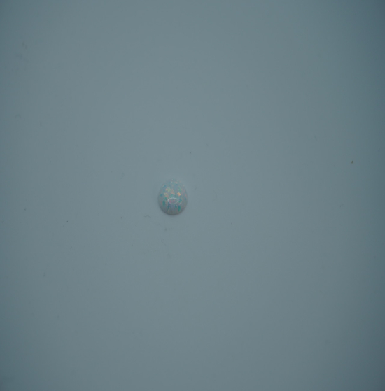 Opal Oval White 8*10mn