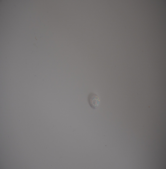Opal synthetic white rond 8 mn