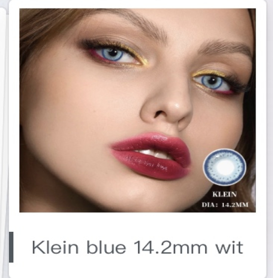 Contact colors lenses for one year used