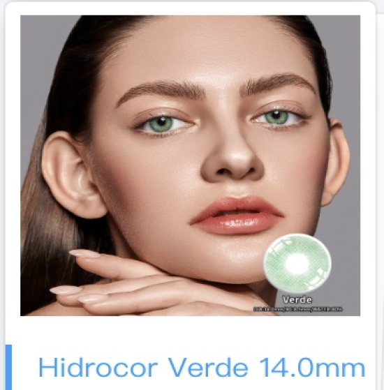 Contact colors lenses used for one year