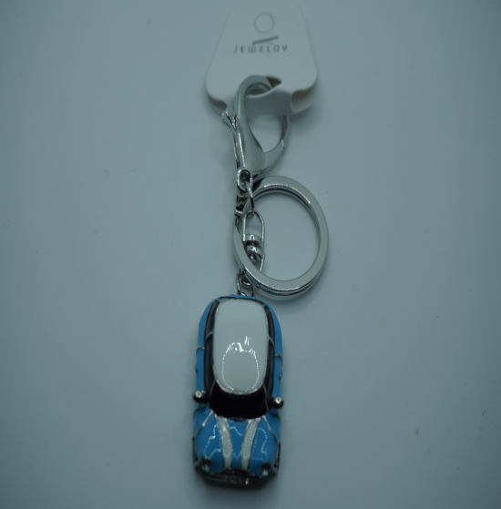 Car Keychain blue sky
