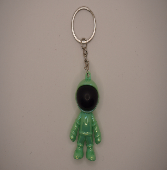 Green water cosmos keychain