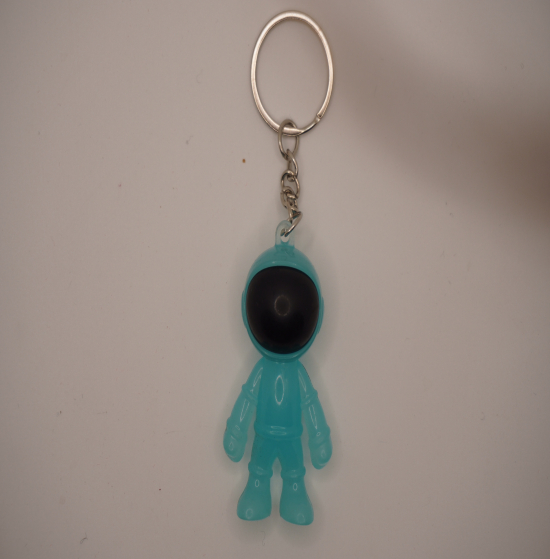 Blue sky cosmos keychain