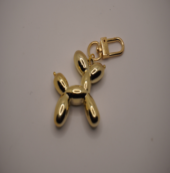 Gold keychain bag Dog
