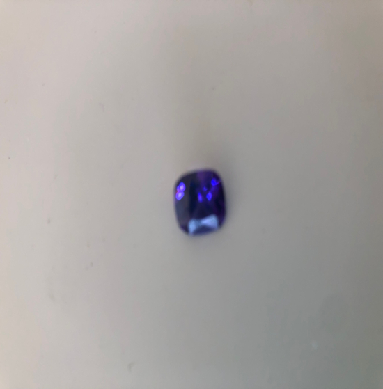 Cubic zirconia octogonal purple