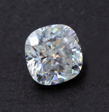 Moissanite stone 3 carat fancy cushion 3 carats