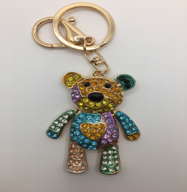 Keychain bear colors yellow