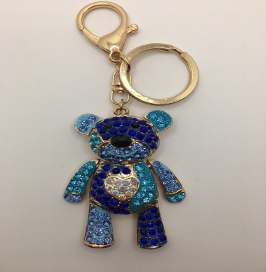 Keychain bear blue
