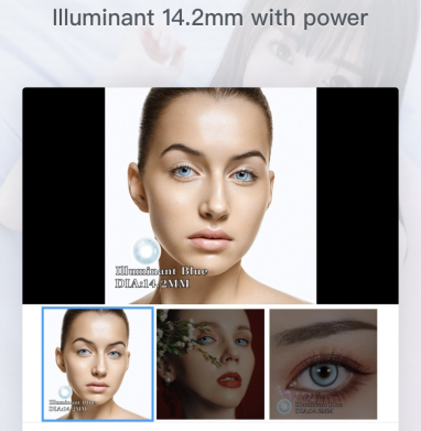Contact colors lenses used for one year used