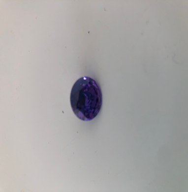 Cubic zirconia Rond purple 12mn