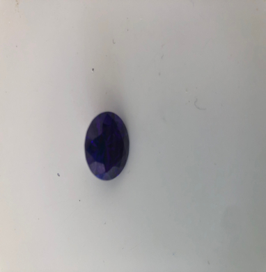 Cubic zirconia rond purple 14mn