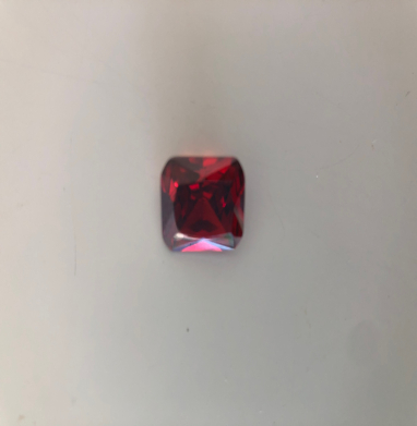 Cubic Zirconia Octogonal red 12’14 mn