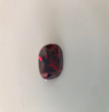 Cubic Zirconia cushion Red 14’14 mn