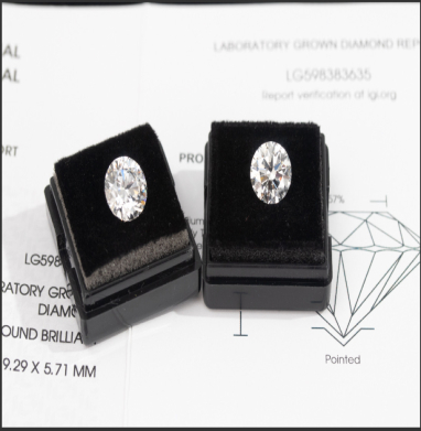 Lab Diamond IGI 1.95ct GVVS2